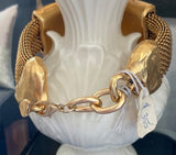 Vintage Robert Lee Morris Garnet Bracelet