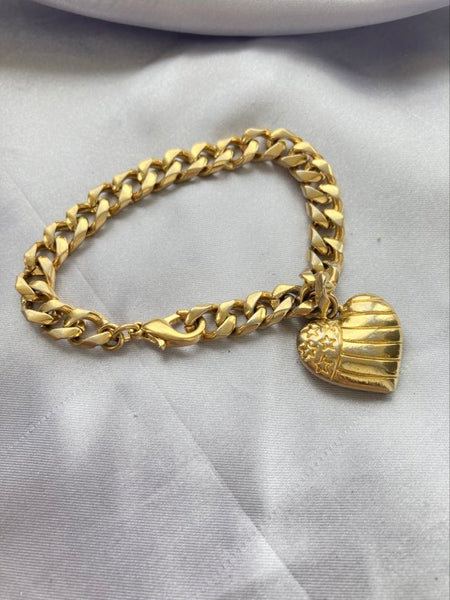 Vintage St John heart bracelet