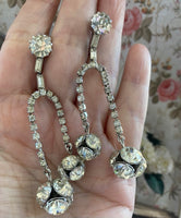 Vtg Hattie Carnegie Chandelier Earrings Clip