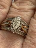 Diamond & Sterling silver Ring