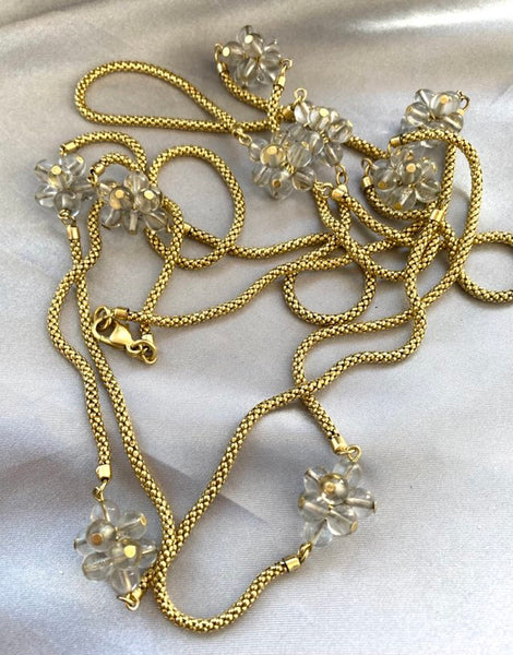 Reserved! Vintage Robert Lee Morris Lucite Cluster Necklace