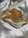 Vintage Crystal multi-strand loop Necklace