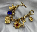 Vtg Charm Bracelet