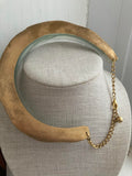 Vtg Green Resin Necklace