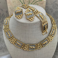 Leopard Necklace Set