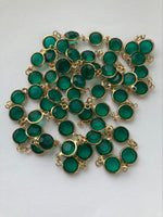 Reserved for Cathy Green Crystal Necklace