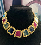 Rare! Anne Klein Enamel Necklace