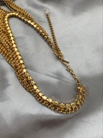 Vintage Crystal multi-strand loop Necklace