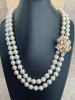 Vintage Multi-strand Pearl Cluster Necklace