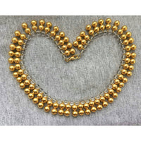 Rare Robert Lee Morris Gold Tone Bead Necklace Choker Collar 80s Designer Couture Crystals statement beaded Vintage