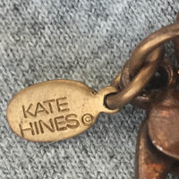 Vintage Kate Hines gemstone bracelet