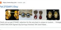 Art Deco Necklace Earrings set