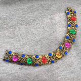 Vintage Colorful Cabochon Bracelet