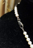 Vintage Designer Zentall Skeleton Key Brooch Mashup Pearl Vintage Necklace