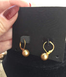 Vtg Monet Necklace Earring Beaded Choker Set