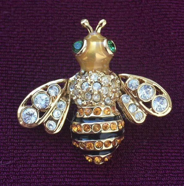 Cute St John Bumblebee Brooch Tiny