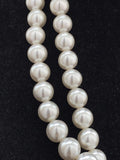 Stunning Vtg Pearl Crystal Necklace