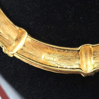 Vtg Monet Enamel Necklace Earring Set Clip-on Rare!