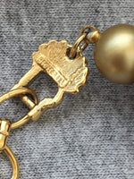 Vintage Richelieu Necklace Bronze Balls