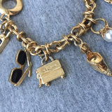 VTG St John Charm Bracelet lipstick Purse Shoe