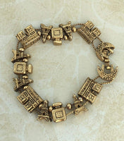 Vintage Paris Charm themed Bracelet