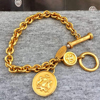 Vtg Giorgio Beverly Hills Coin Bracelet