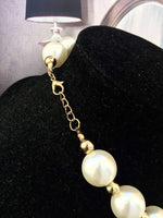 Giant Statement Faux Pearl Necklace