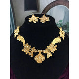 Spectacular! Couture Designer Mosell Art Nouveau Necklace Earrings Set Aurora Borealis